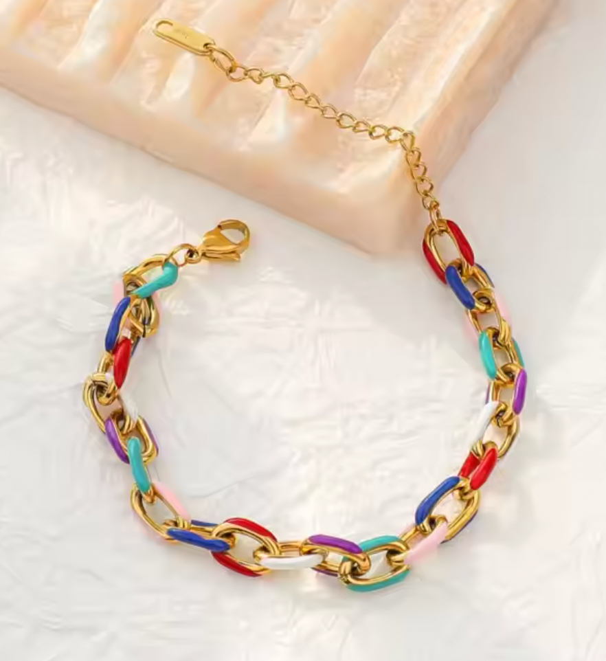 Carnival Link Bracelet