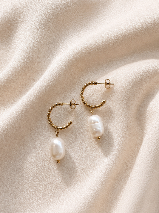 Lottie Twisted Hoops