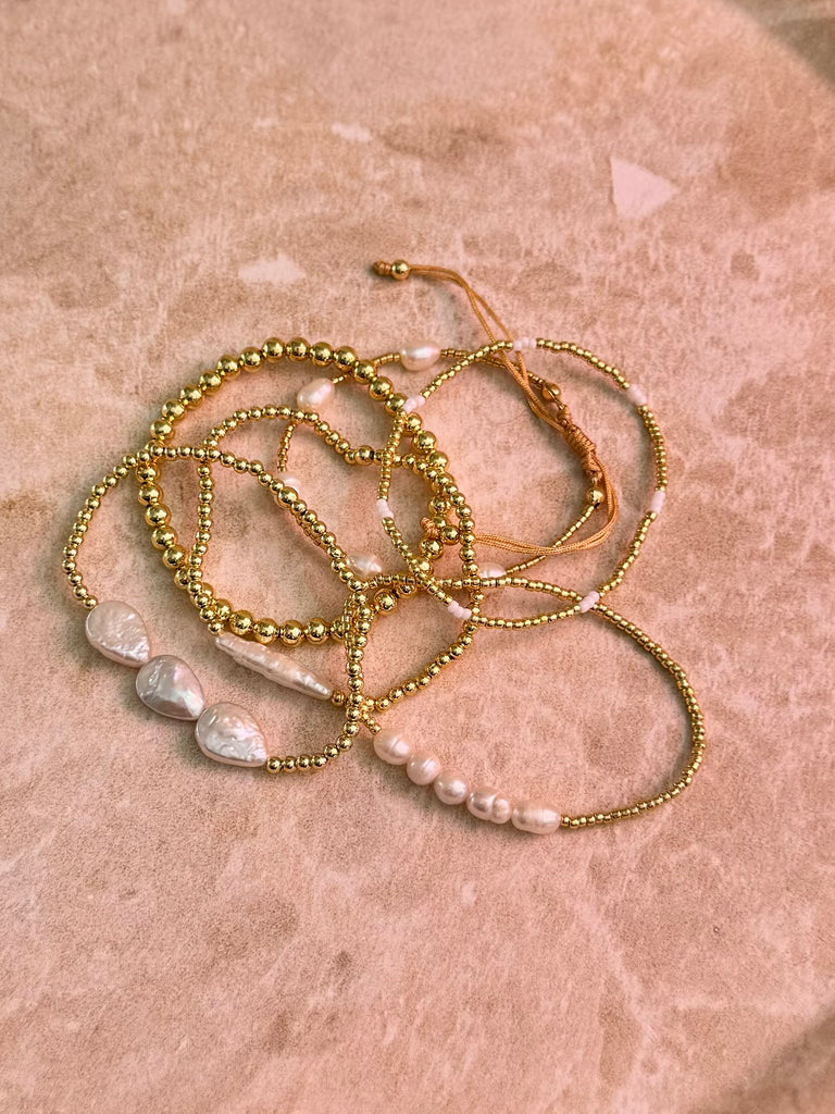 Baroque Pearl Bracelet Set