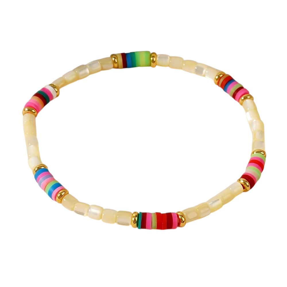 Butter Yellow Rainbow Bracelet