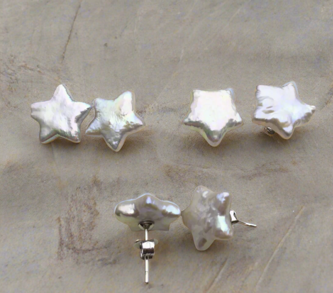 Star Pearl Studs