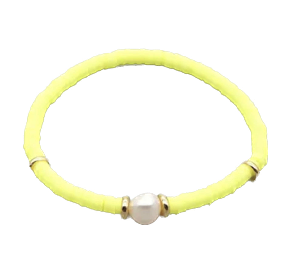 Neon Heishi Bracelet