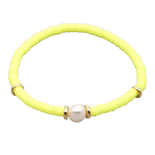 Neon Heishi Bracelet